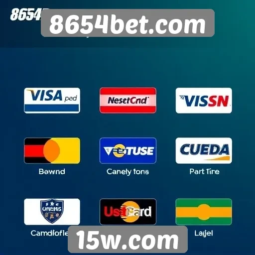 Métodos de pagamento aceitos no 8654bet.com